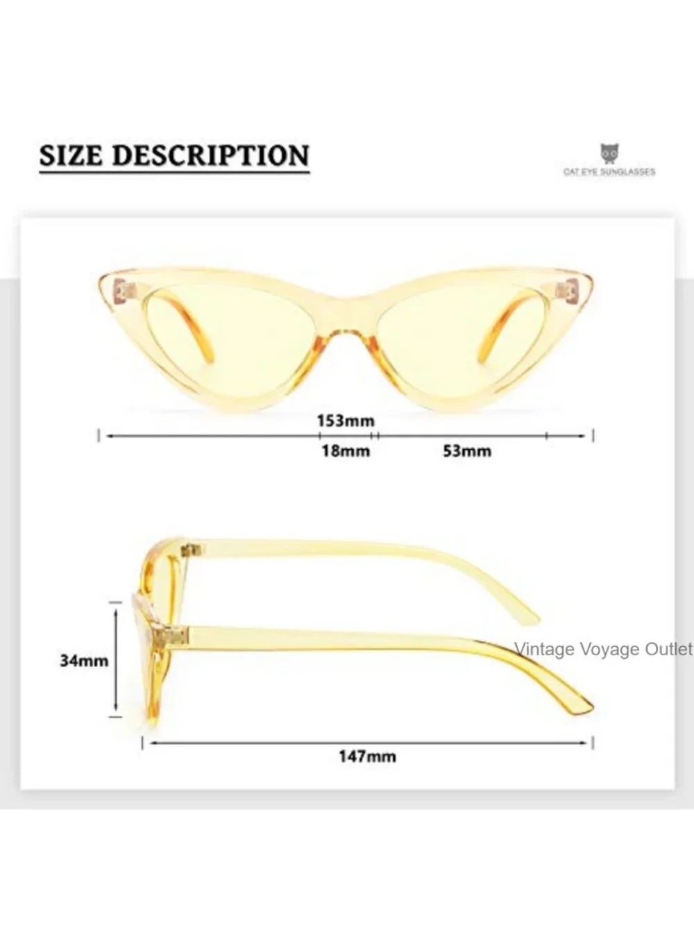 Retro Cat Eye Sunglasses Women Polarized UV400 Protection Driving Sun Glasses